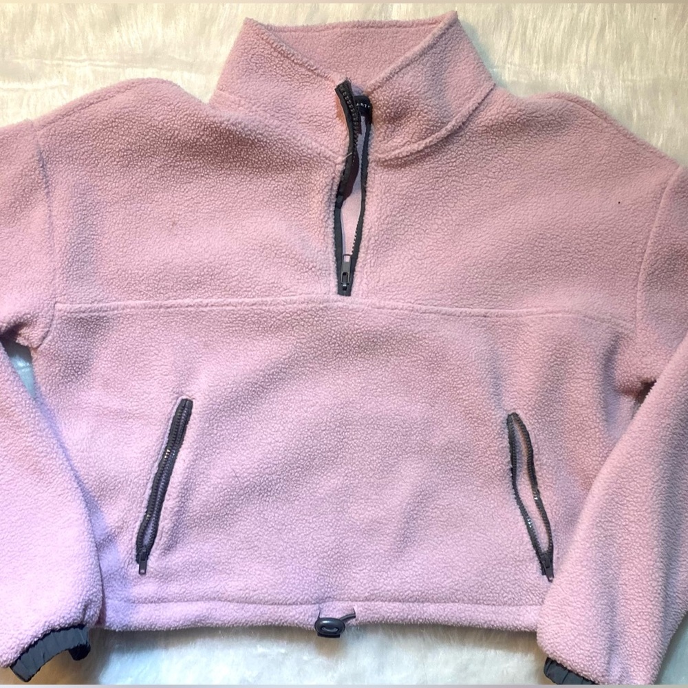 Pacsun Lavender Fleece Quarterzip